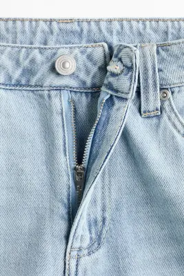 Wide Regular Waist Jeans - Bleu denim clair — photo 3