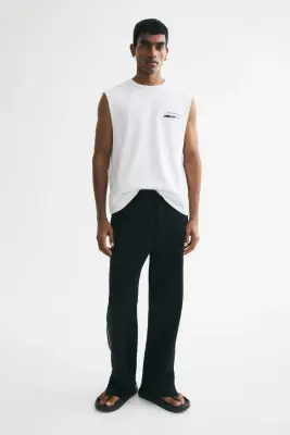 Débardeur imprimé Loose Fit - Blanc/Côte d'Azur Edition — photo 1