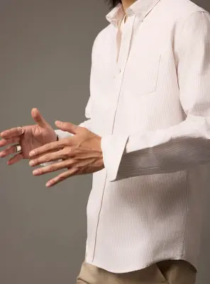 Chemise Tribeca White/Chanvre — photo 4