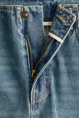 Barrel High Waist Jeans - Bleu denim clair — photo 3