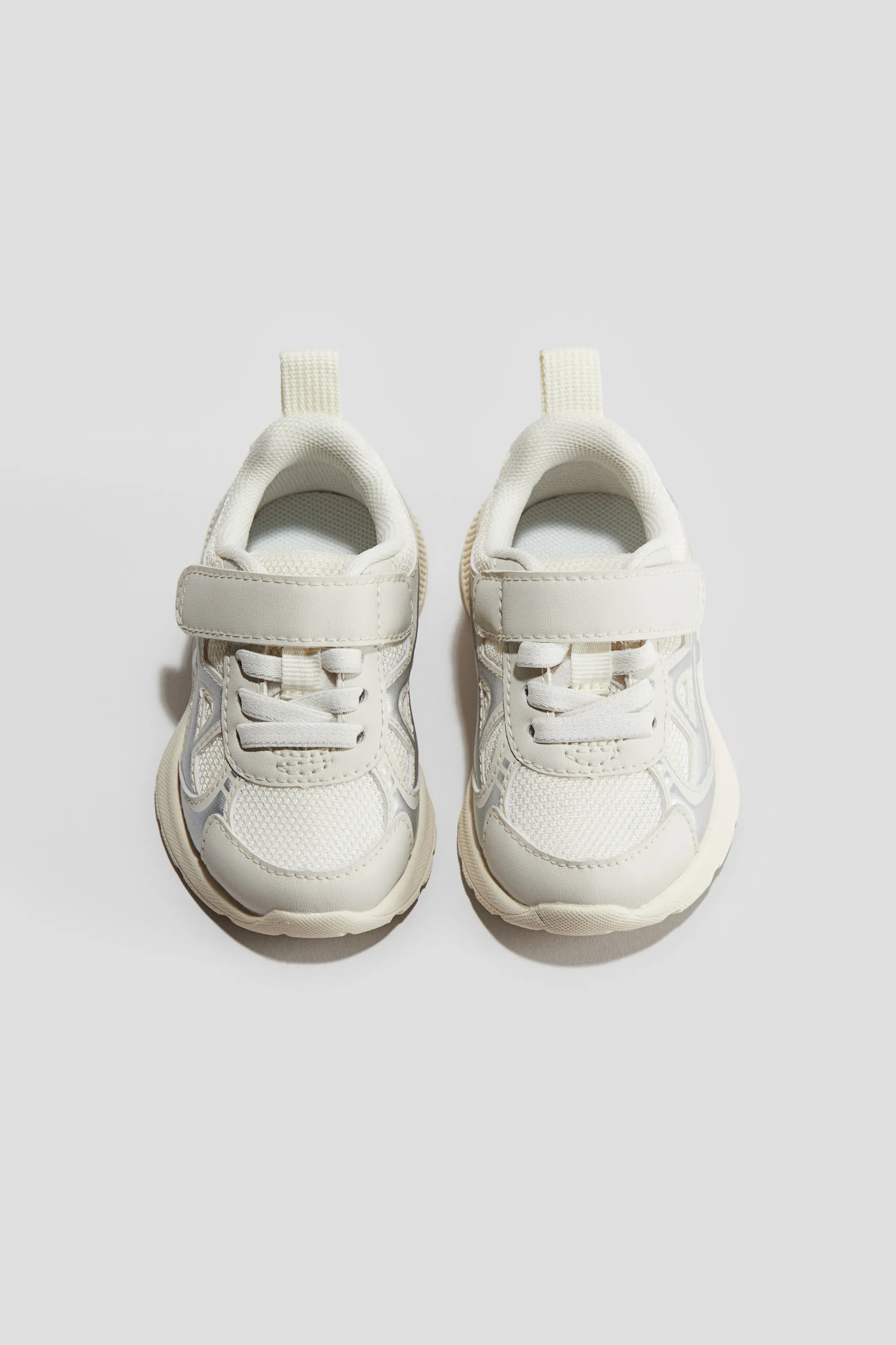 Sneakers - Blanc/argenté