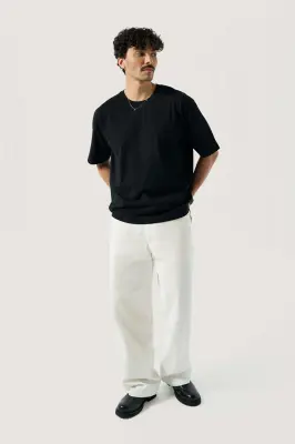 Le t-shirt oversize - Noir — photo 1