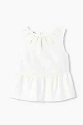 Blouse sans manches brodée — photo 1