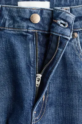 Wide High Waist Jeans - Bleu denim — photo 5