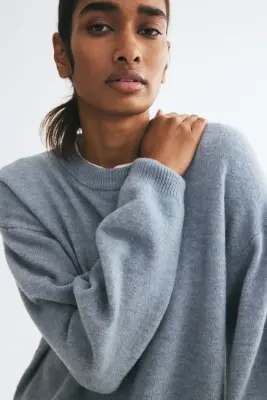 Pull - Bleu ancien chiné — photo 2