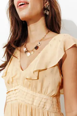 Robe longue irisée Femme — photo 5