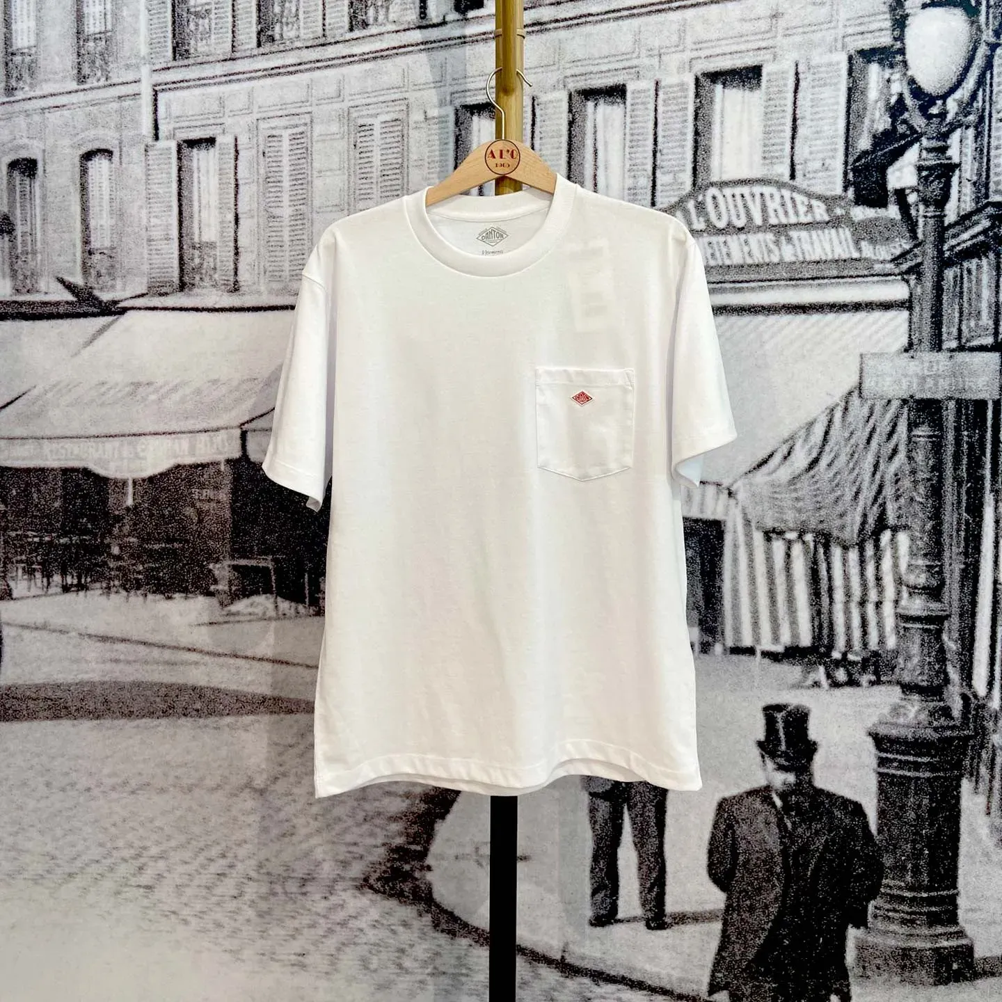 Le Tshirt Danton à poche poitrine - Blanc