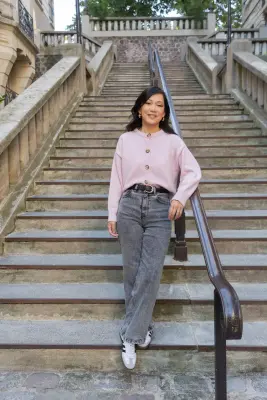 Cardigan Chloé - rose — photo 5