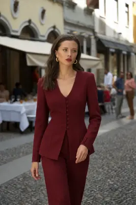 Eline Jacket - Bordeaux — photo 3