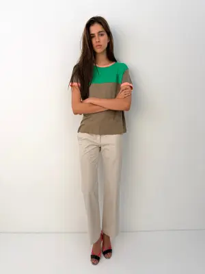 Patched Linen Short-Sleeve — photo 3