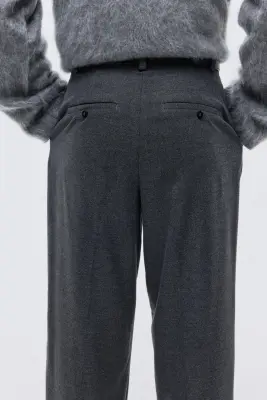 Pantalon effilé - Gris — photo 3