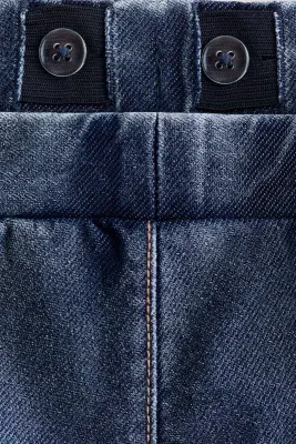 Jegging large à l'aspect denim - Bleu denim/nœuds — photo 2
