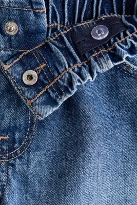 Short Loose Fit en denim - Bleu denim — photo 2