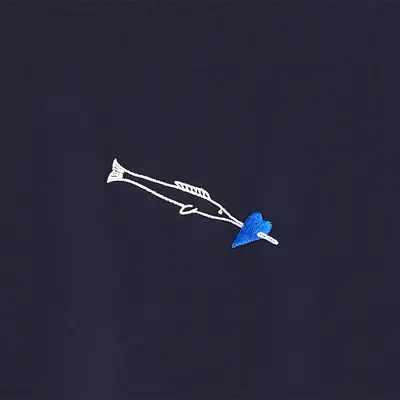 Bask in the Sun – T-shirt Heart Navy — photo 4