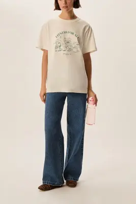 Tee-shirt Fannette Ecru — photo 3