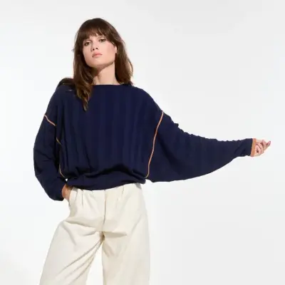 Pull Sao Elba marine - Ma Poésie — photo 1