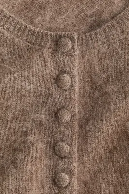 Gilet en laine - Taupe — photo 5