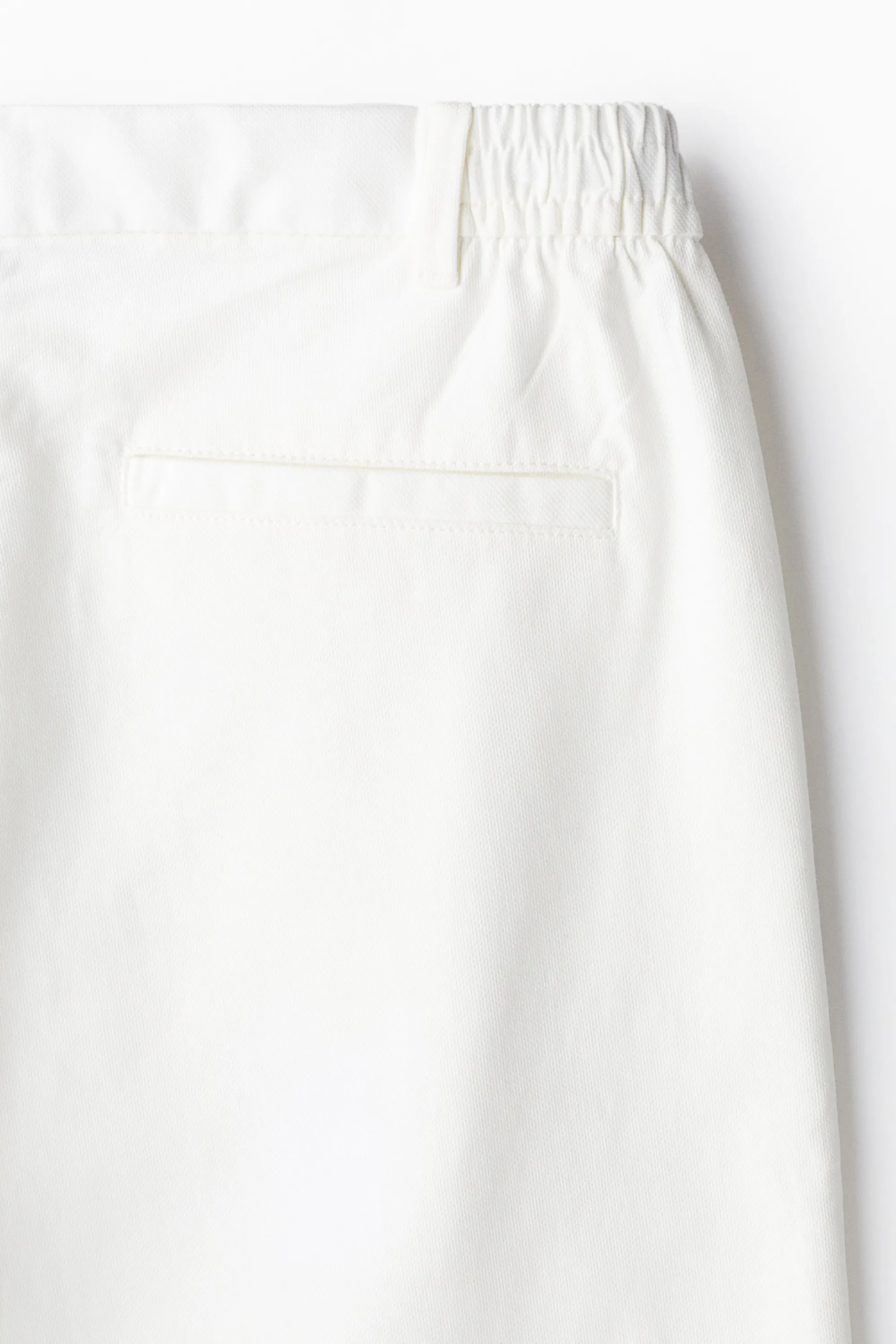Pantalon chic Relaxed Fit en lin mélangé - Blanc