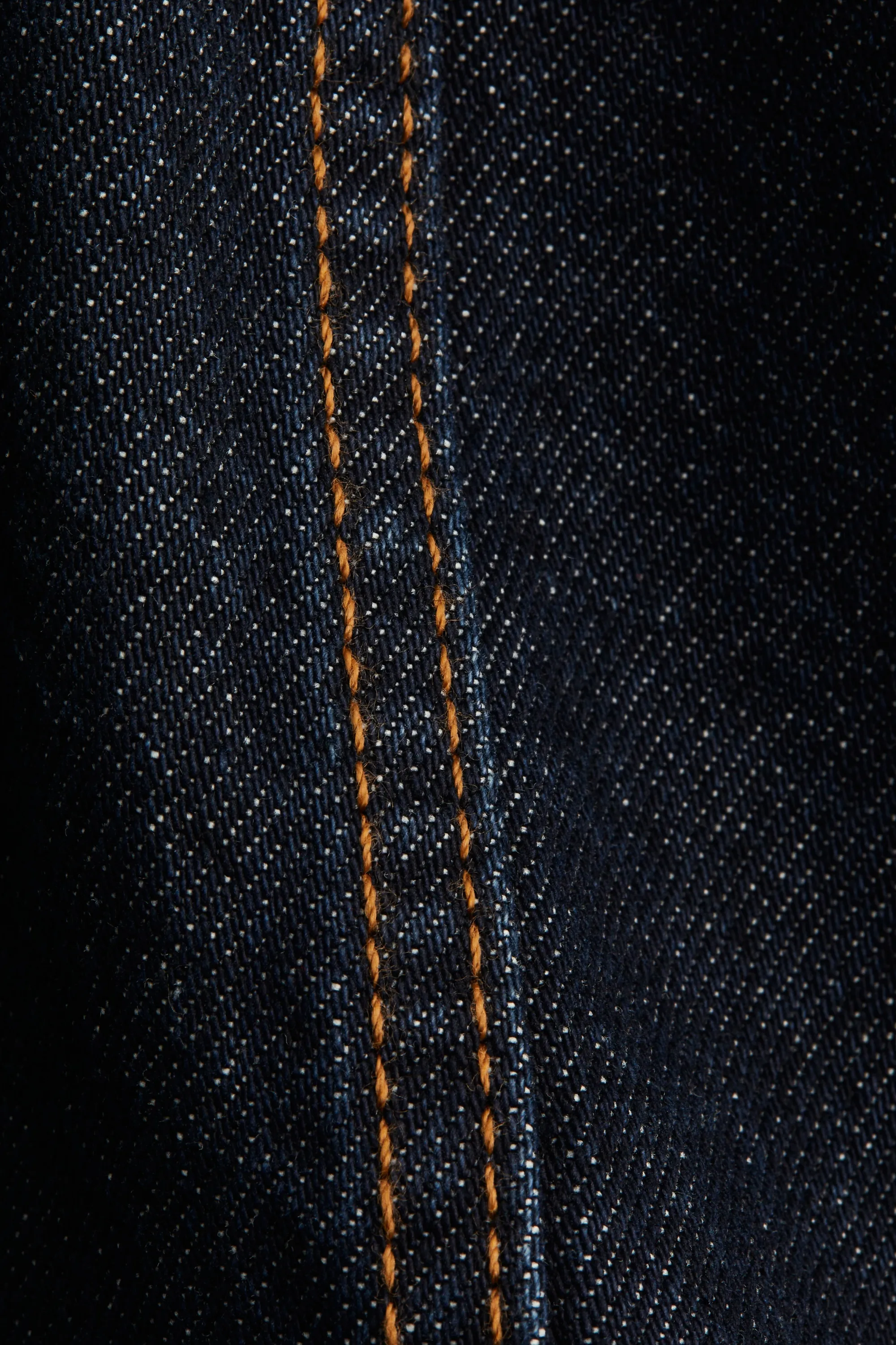 Minijupe trapèze en denim - Bleu denim foncé