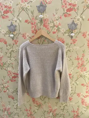 Nouveau ! POMANDÈRE Pull Alpaca 8487 Beige Linen — photo 2