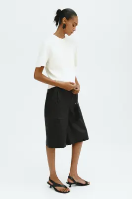 T-shirt en maille - Blanc — photo 3