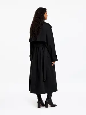 Trench-coat oversize - Noir — photo 1