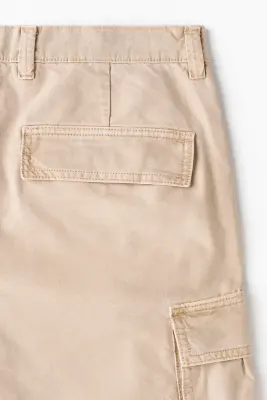 Short cargo Relaxed Fit - Beige — photo 4