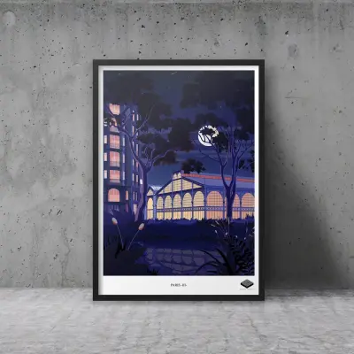 Affiche A3 - Paris III - Carreau du Temple – Around The Block