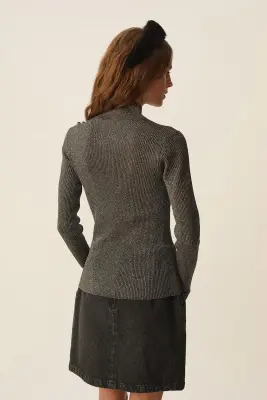 Pull Agaton Lurex Silver — photo 5