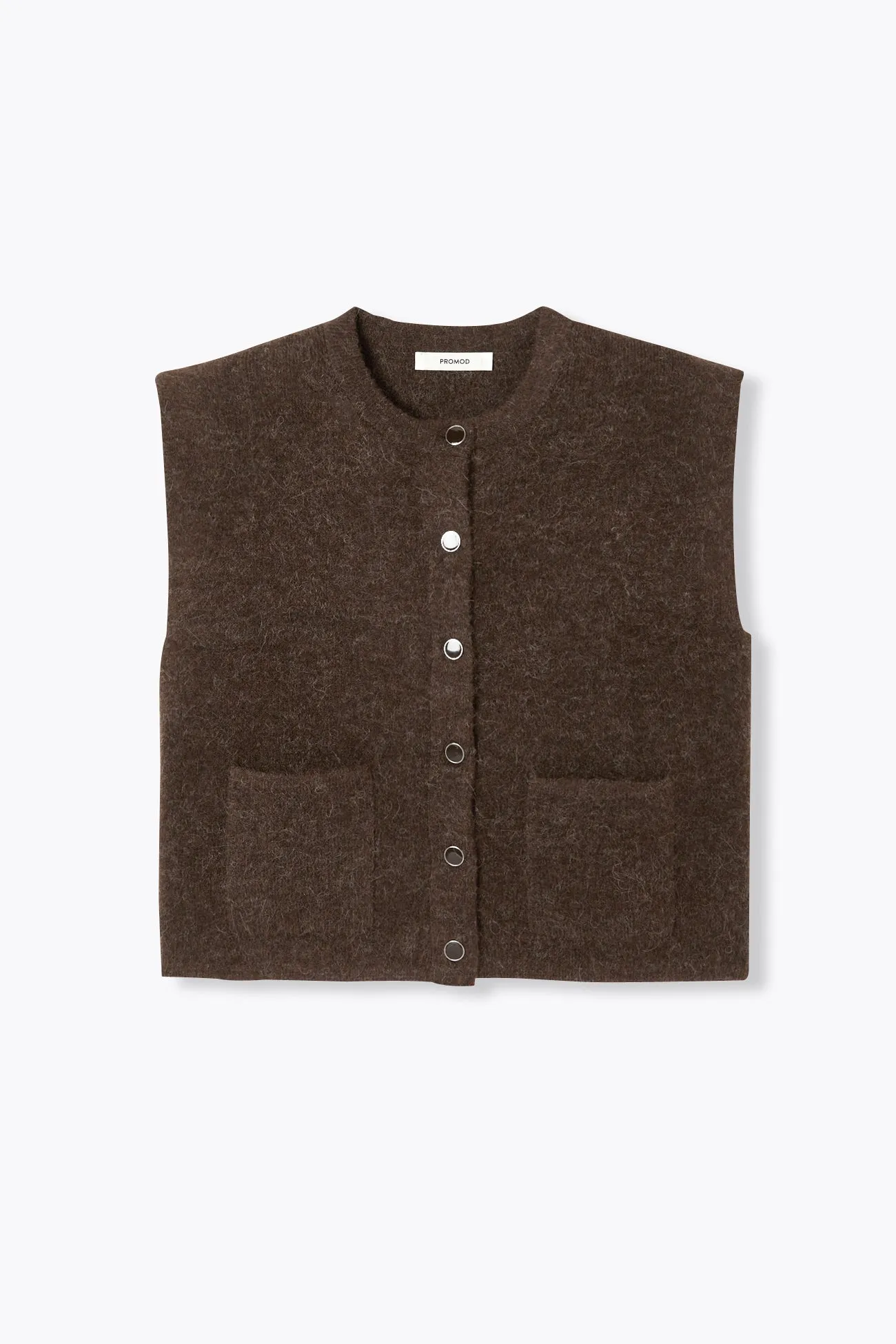 Cardigan sans manches Femme