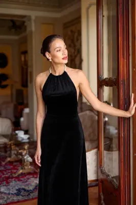 Virelle Velvet Dress — photo 2