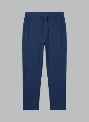 Pantalon Bleu en Lyocel, Tencel / Coton Organique — photo 5