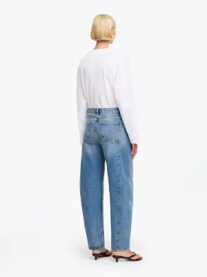 Jean barrel BLOOM - Bleu moyen — photo 2