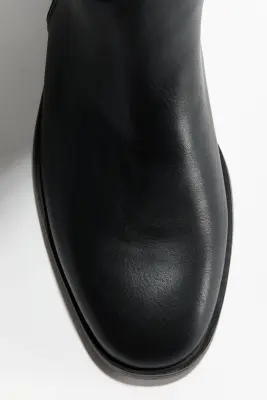 Bottes avec bride - Noir — photo 3