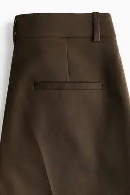 Pantalon cigarette - Vert kaki foncé — photo 4