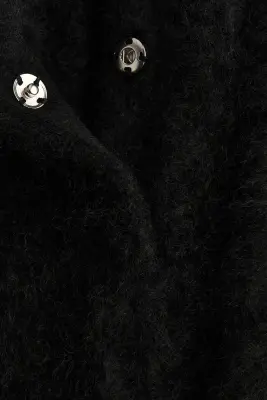 Gilet en cachemire brossé - Noir — photo 4