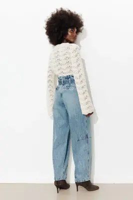 Jean taille haute Femme — photo 4