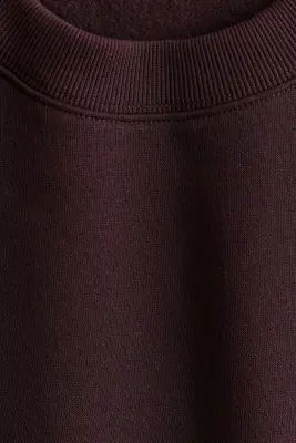 Sweat avec motif imprimé - Marron foncé — photo 4