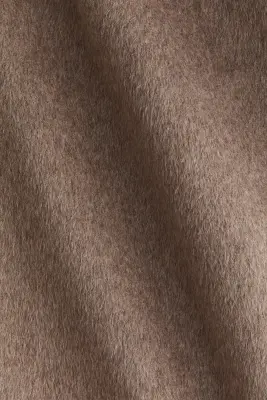 Manteau en laine mélangée - Taupe foncé — photo 5