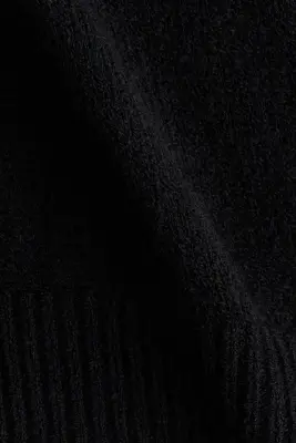Gilet en maille texturée - Noir — photo 4