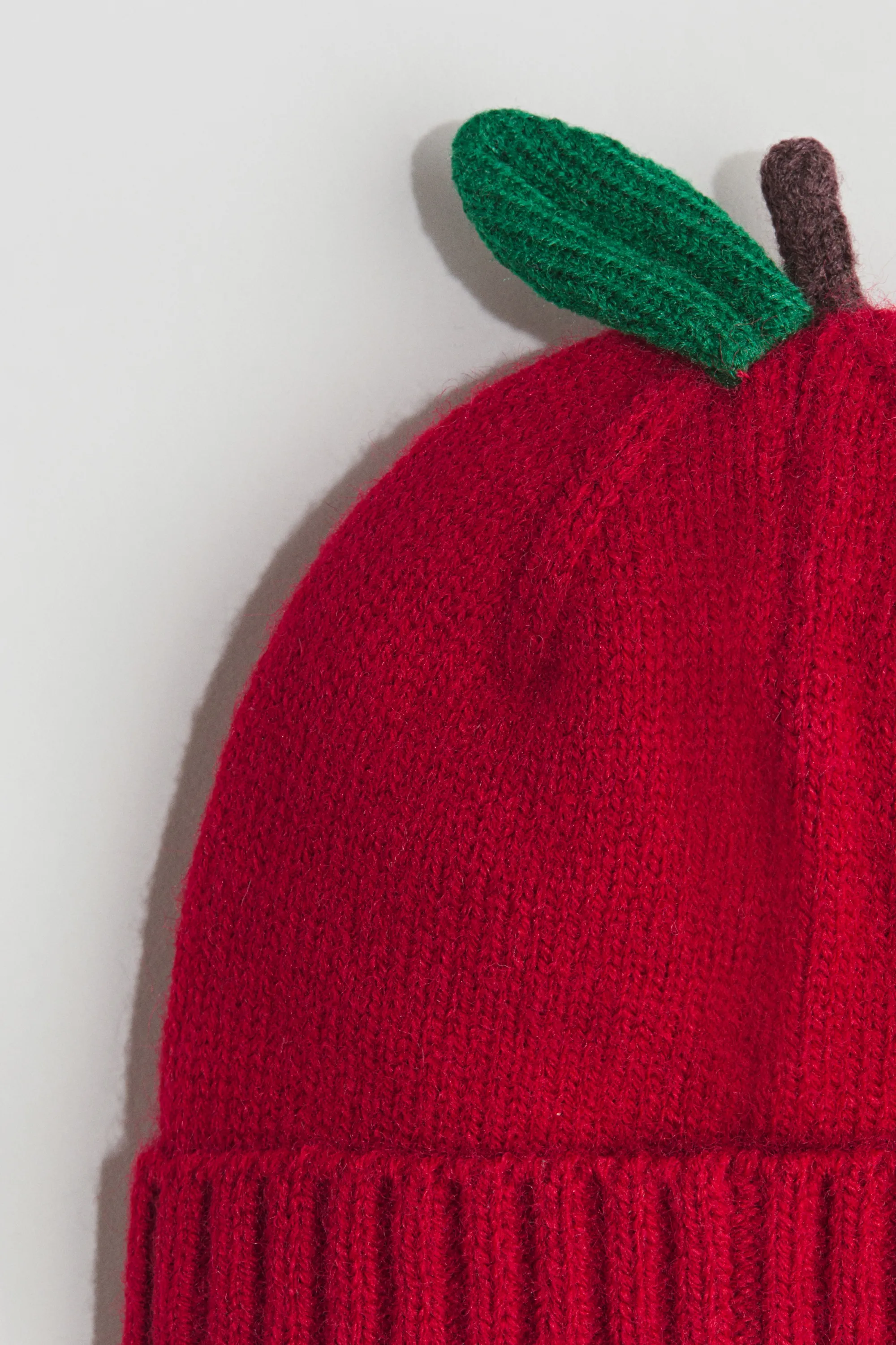 Bonnet en maille fine - Rouge