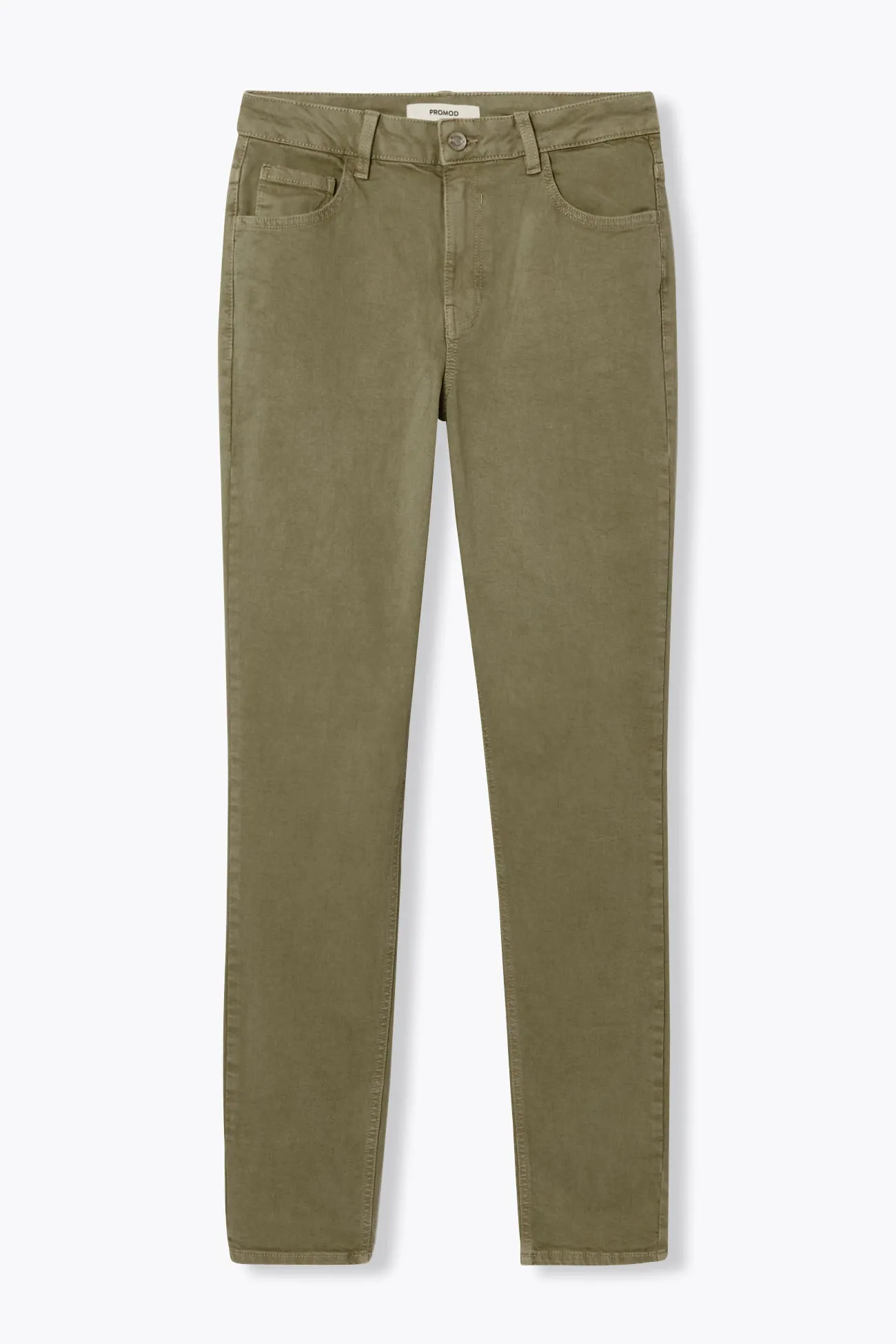 Pantalon slim en toile Femme