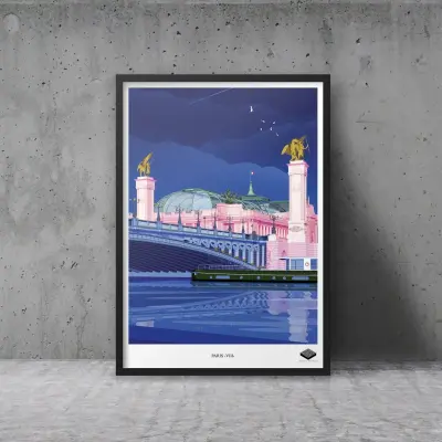 Affiche A3 - Paris VIII - Grand Palais – Around The Block
