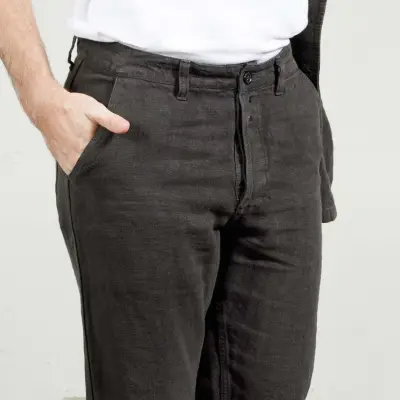 Pantalon workwear en lin lourd 2L/264 — photo 2