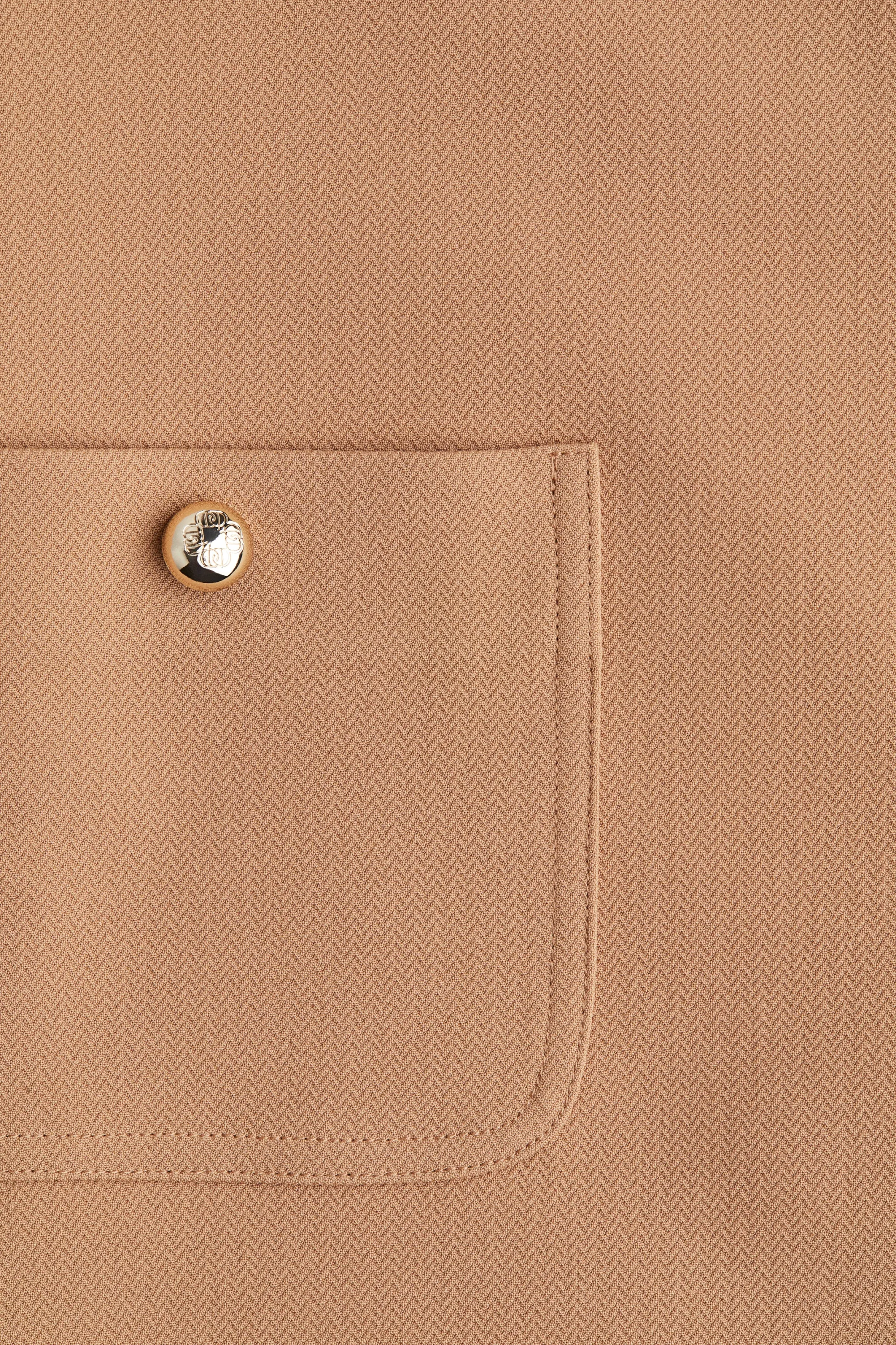Robe droite avec poches - Beige