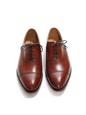 Derby richelieu MALTON à lacets en cuir marron Prix boutique 525€ Taille UK 7,5 / FR 41 — photo 5