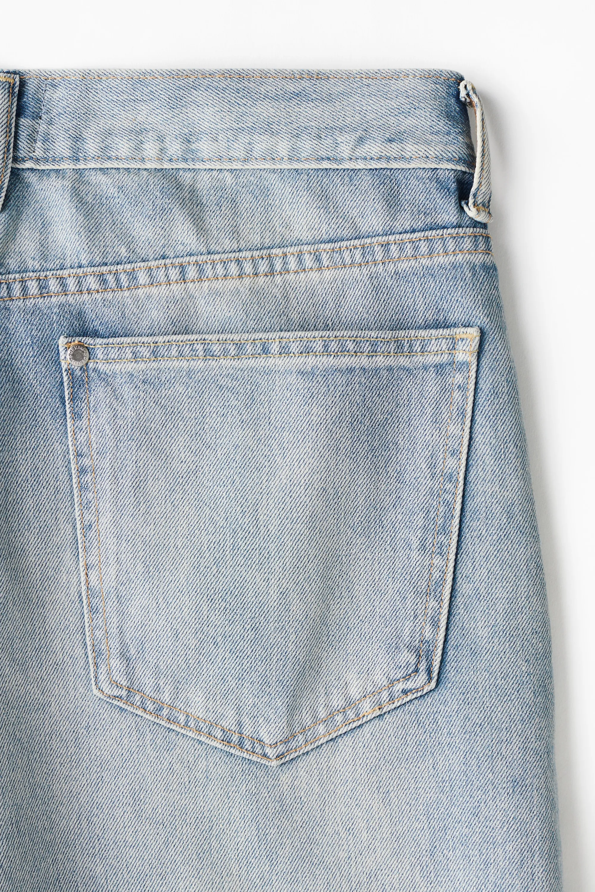 Short Baggy en denim - Bleu denim clair