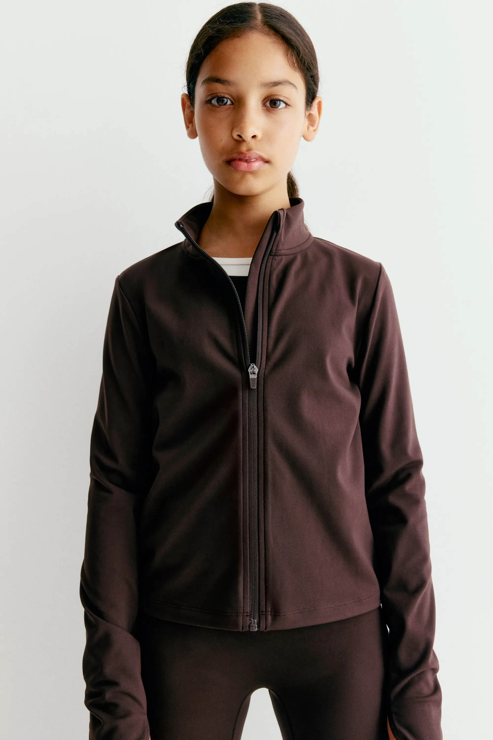 Veste de sport SoftMove™ - Marron foncé