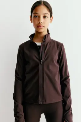 Veste de sport SoftMove™ - Marron foncé — photo 1
