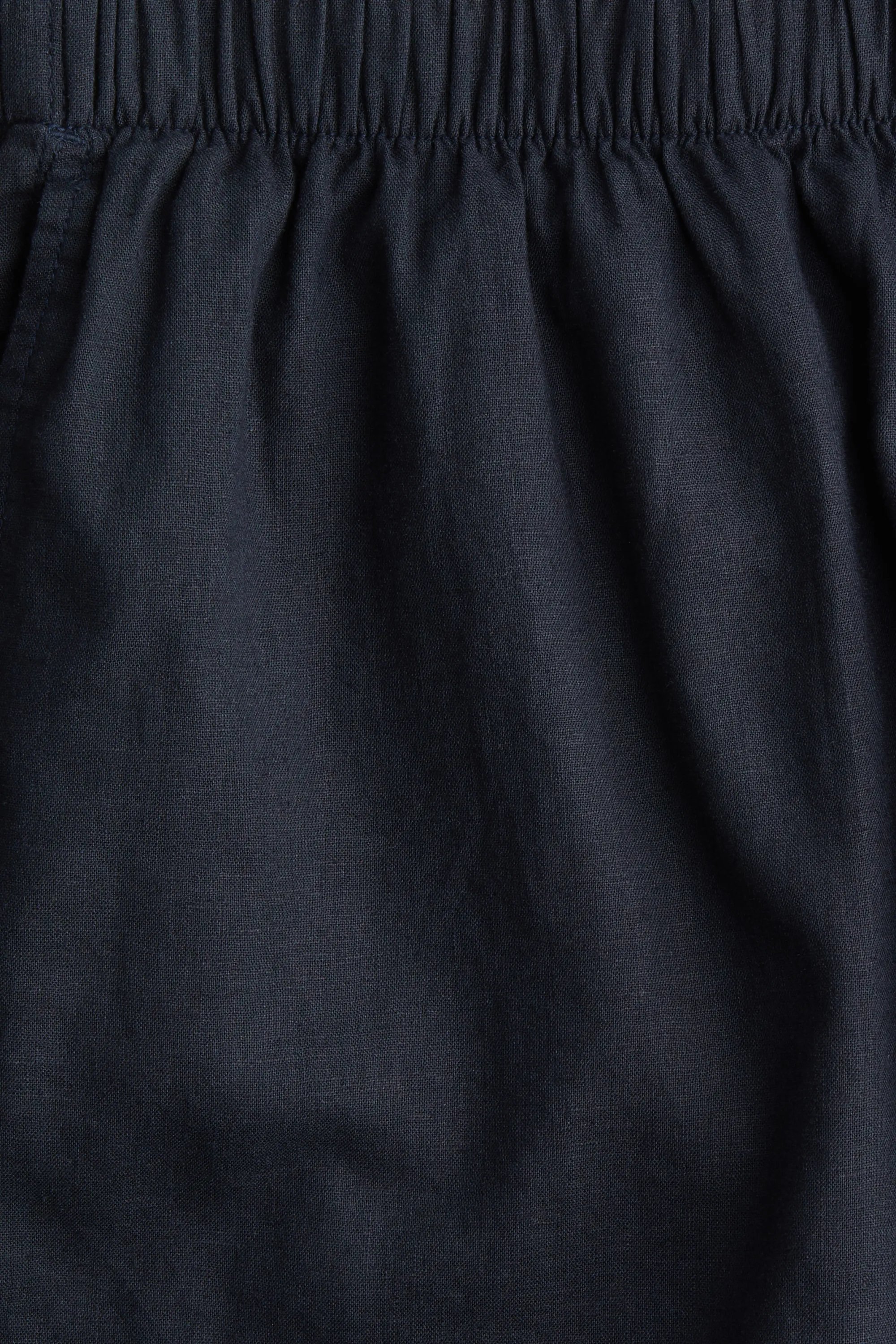 Short en lin mélangé - Quasi noir